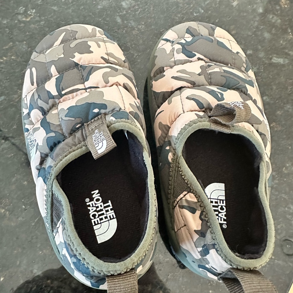 North Face Camo Slippers- Thermoball